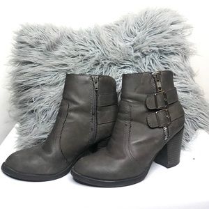 Grey Ankle Boots